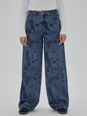 Guess Originals Laser Flare Jeans Blauw | GUESS-SN26591