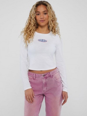 Guess Originals Logo Top Wit | GUESS-SN27313