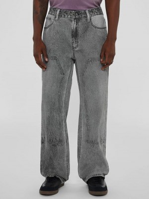 Guess Originals Photo Real Baggy Jeans Zwart | GUESS-SN30347