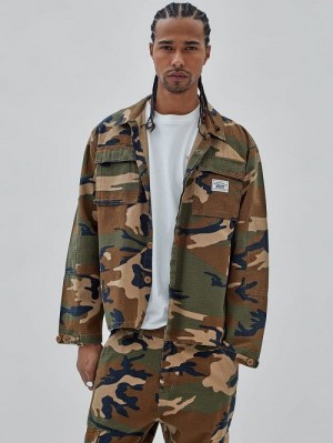 Guess Originals Ripstop Overshirt Multi | GUESS-SN30730