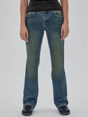 Guess Originals Tinted Bootcut Jeans Blauw | GUESS-SN26589
