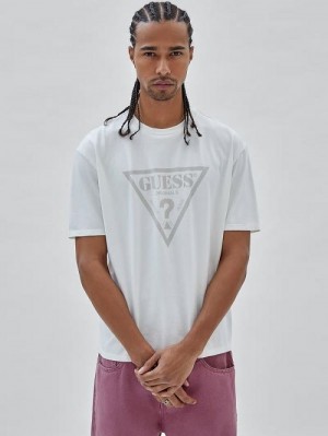 Guess Originals Triangle Tee Wit | GUESS-SN30484