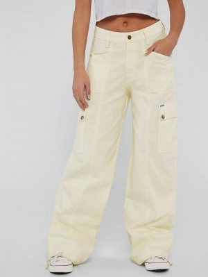 Guess Originals Utility Cargo Pants Wit | GUESS-SN26573