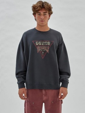 Guess Originals Vintage Dev Sweatshirt Zwart | GUESS-SN31027