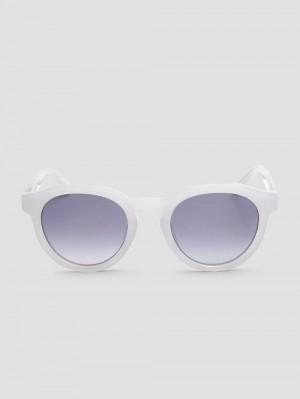 Guess Oversized Round Plastic Sunglasses Grijs | GUESS-SN31809