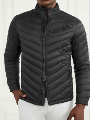 Guess Padded Chevron Jacket Zwart | GUESS-SN30792