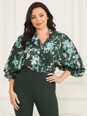 Guess Petal Pose Yvonne Blouse Multi | GUESS-SN27111