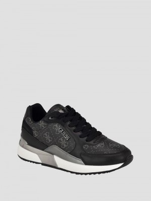 Guess Quattro G Joggers Zwart | GUESS-SN29564