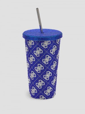 Guess Quattro G Tumbler Cup Blauw | GUESS-SN31761