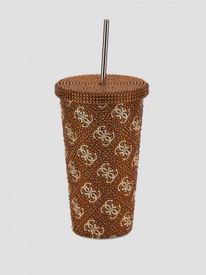 Guess Quattro G Tumbler Cup Bruin | GUESS-SN30134