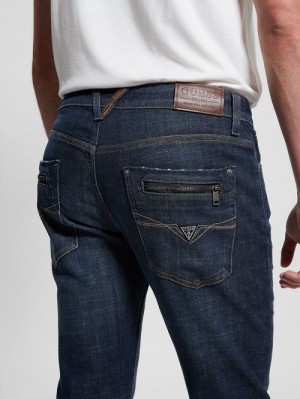 Guess Regular Straight Jeans Blauw | GUESS-SN30348