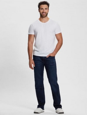 Guess Regular Straight Jeans Blauw | GUESS-SN30450