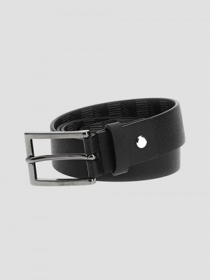 Guess Reversible G Wave Belt Zwart | GUESS-SN31845