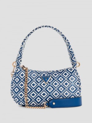 Guess Rianee Hobo Blauw | GUESS-SN28805