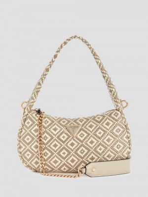 Guess Rianee Hobo Bruin | GUESS-SN28940