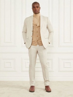 Guess Roger Classic Chino Pant Beige | GUESS-SN31417