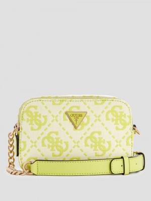 Guess Ruma Quattro G Camera Crossbody Roze | GUESS-SN28934