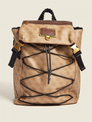 Guess Salameda Backpack Beige | GUESS-SN31680