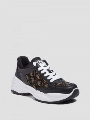 Guess Samra Jogger Sneakers Zwart | GUESS-SN29499