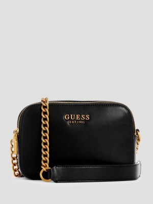 Guess Sarita Camera Crossbody Zwart | GUESS-SN28994
