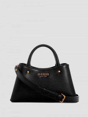Guess Sarita Mini Satchel Zwart | GUESS-SN29337