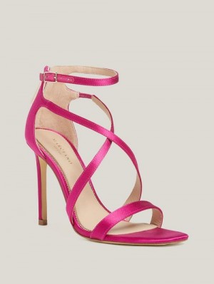 Guess Satin Strappy Heel Roze | GUESS-SN29782