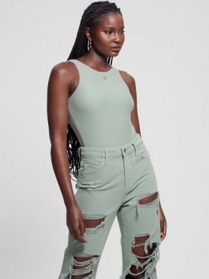 Guess Seamless Bodysuit Groen | GUESS-SN27079