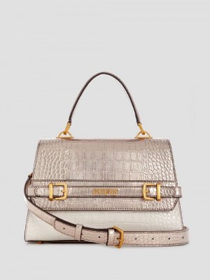 Guess Sestri Top Handle Crossbody Metal | GUESS-SN28713