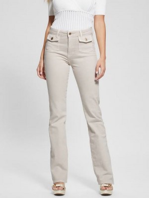 Guess Sexy Flare Jeans Wit | GUESS-SN26518
