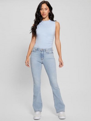 Guess Sexy Flare Skinny Jeans Blauw | GUESS-SN26581