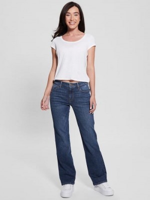 Guess Sexy Straight Jeans Blauw | GUESS-SN26602