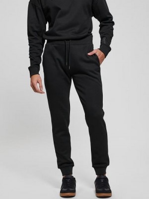 Guess Sheen Cuffed Pants Zwart | GUESS-SN31591