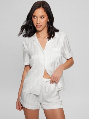 Guess Short PJ Set Wit | GUESS-SN28625