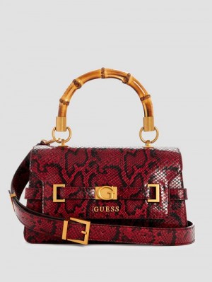 Guess Sibel Top-Handle Bag Rood | GUESS-SN28691