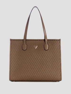 Guess Silvana Girlfriend Tote Bruin | GUESS-SN29170