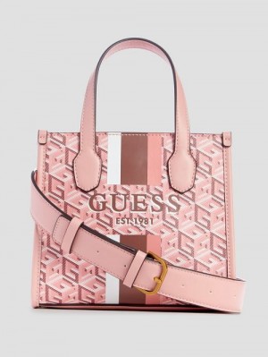 Guess Silvana Mini Totes Roze | GUESS-SN28725