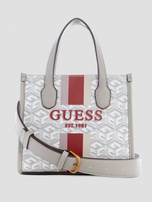 Guess Silvana Mini Totes Wit | GUESS-SN29433