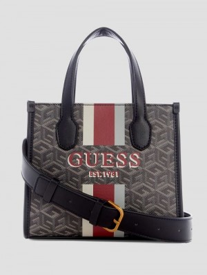 Guess Silvana Mini Totes Zwart | GUESS-SN29469