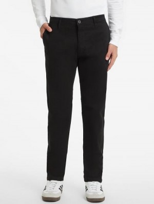 Guess Slim Chinos Zwart | GUESS-SN31389