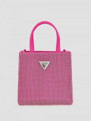 Guess Sofia Crystal Tote Roze | GUESS-SN29406