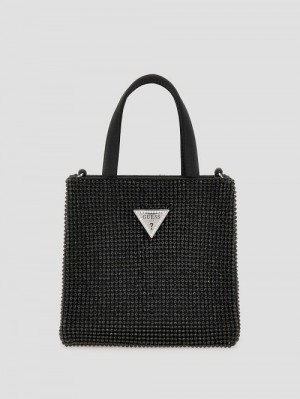Guess Sofia Crystal Tote Zwart | GUESS-SN29415