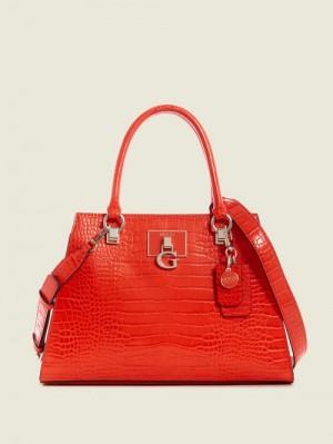 Guess Stephi Girlfriend Satchel Oranje | GUESS-SN29222