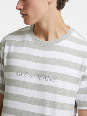 Guess Striped Logo Tee Multi | GUESS-SN30663