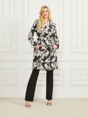 Guess Sunburst Trench Coat Multi | GUESS-SN27899