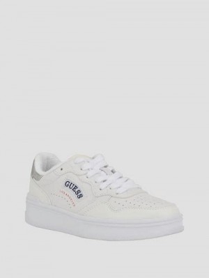 Guess Sybela Low-Top Sneakers Wit | GUESS-SN29534
