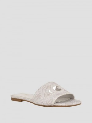 Guess Tashia Logo Slide Sandals Multi | GUESS-SN29704