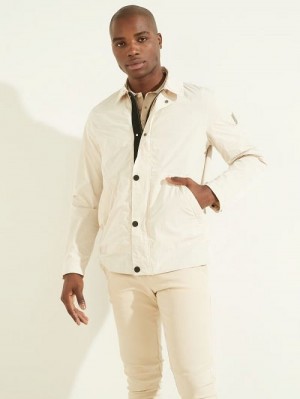 Guess Tech Jacket Wit | GUESS-SN30823