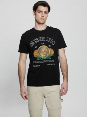 Guess Timeless Tee Zwart | GUESS-SN30554
