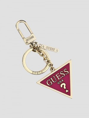 Guess Triangle Keychain Roze | GUESS-SN31791