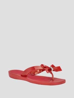 Guess Tutu Bowtie Sandals Rood | GUESS-SN29701